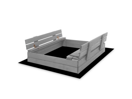 167239 sbp100set03 piaskownica drewniana premium 100 x 100 cm zestaw M0