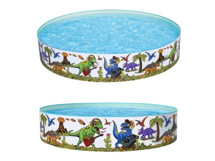 Detský záhradný bazén dinosaurus 183 x 38 cm Bestway 55022