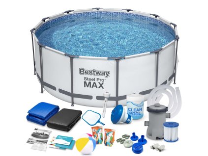 Záhradný bazén s rámom 427 x 84 cm 17v1 Bestway 56595