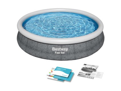 Samo rozkladací záhradný bazén 366 x 76 cm 4v1 Bestway 57443