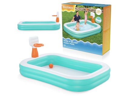 Nafukovací bazén Dunk'N Splash 251 x 168 x 102 cm Bestway 54445