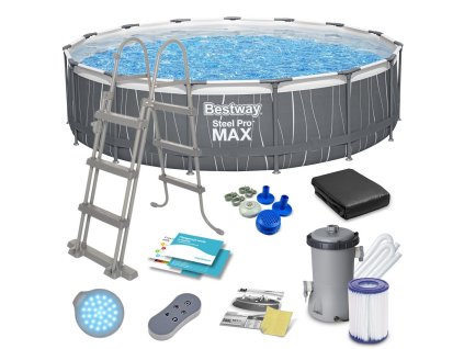 Záhradný bazén s rámom 457 x 107 cm 13v1 Bestway 561GD