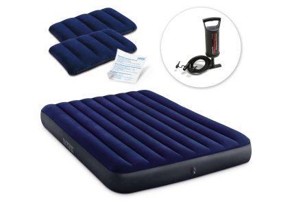 Nafukovací matrac 203x152x25 cm s piestovou pumpou INTEX 64765