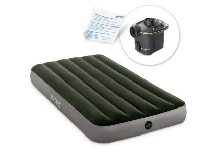 Nafukovací matrac 191x99x25 cm s elektrickou pumpou INTEX 64777