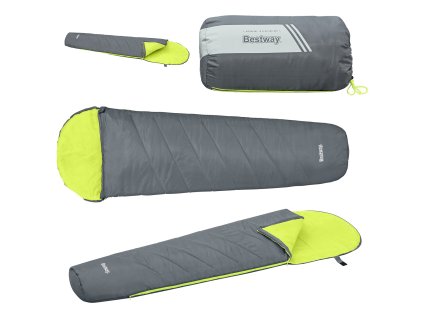 Turistický spacák Bestway 68102 zelený