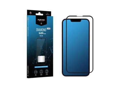 Ochranné sklo MyScreen DIAMOND GLASS LITE edge FULL GLUE čierne Apple iPhone 13 Mini 5.4"