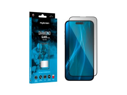 Ochranné sklo MyScreen DIAMOND GLASS LITE edge FULL GLUE čierne Apple iPhone 14 6.1"