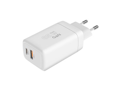Sieťová nabíjačka Kruger&Matz 65 W GaN s funkciou Power Delivery a Quick Charge