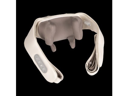 Masážny prístroj na krk a chrbát, hnetací, bezdrôtový, 3D, vyhrievacia funkcia, REBEL ACTIVE