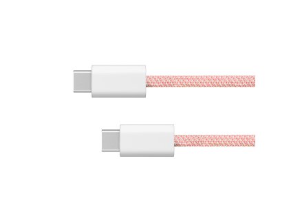 Kábel USB typ C - USB typ C 60 W 1 m ružový Kruger&Matz Basic