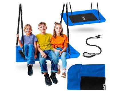 Obdĺžniková hojdačka bocianie hniezdo Neo-Sport Swingo 110 x 70 cm