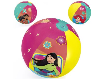 Plážová lopta pre deti 51 cm Disney Princezné Bestway 91042