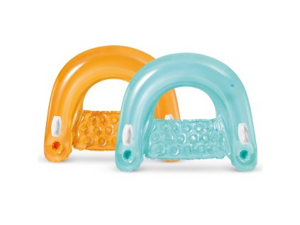 Plavecké kreslo s držadlami 147 x 99 cm INTEX 58859 oranžové