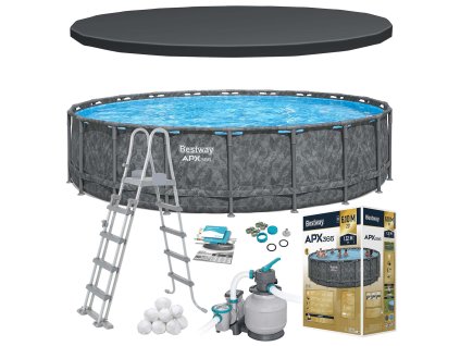 Záhradný bazén s rámom 610 x 132 cm 11v1 Bestway 561KE