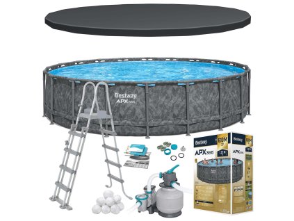 Záhradný bazén s rámom 671 x 132 cm 11v1 Bestway 561JZ