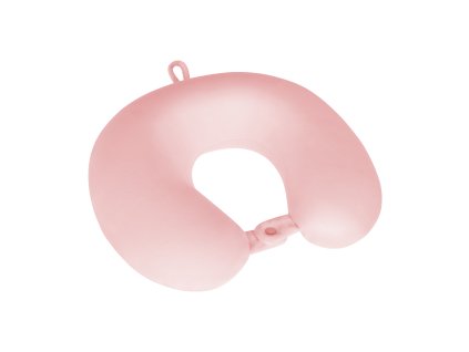 Cestovný vankúš - cestovný z pamäťovej peny, REBEL ACTIVE, ružová farba