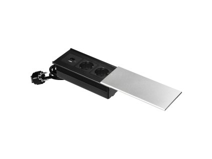 Zásuvkový panel so skrytým krytom, USB A+C