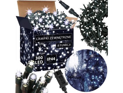 155707 cl4083 lampki choinkowe flash 300 led M0