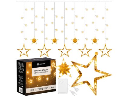 CL4133 HVIEZDNA ZÁCLONA 138 LEDS