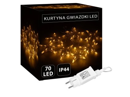 27621 cl4016 kurtyna gwiazdy 70 led M0