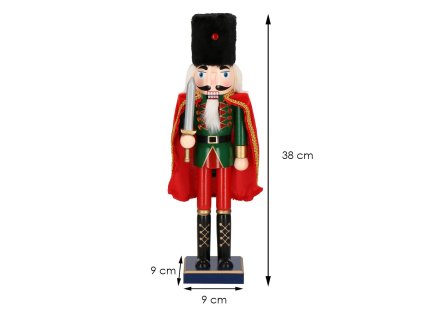 CA0911 VIANOČNÁ OZDOBU LUSKÁČIK 38 CM