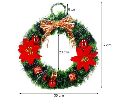 CA1018 VIANOČNÁ OZDOBKA "VENIEC" 30 CM