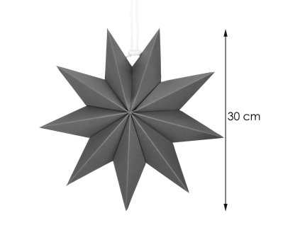 CA1105 PAPIEROVÁ DEKORAČNÁ HVIEZDA 30 CM