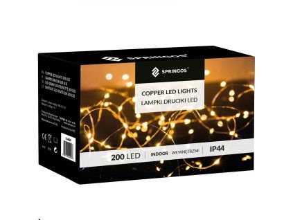 LED záclona 200 LED, 2 m S-CL4020