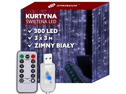 CL4023 SVETIELKA DRÔTIČKY 300 LED