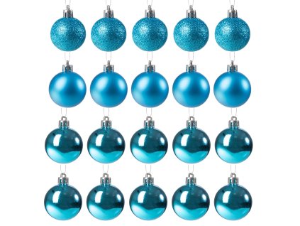 CA0097 VIANOČNÉ GULE 4 CM 20 KS.