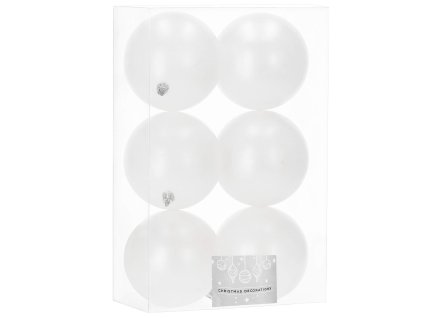 CA0123 VIANOČNÉ GULE 10 CM 6 KS.