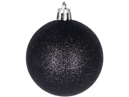 Nerozbitné čierne vianočné gule na stromček 26 ks 4 cm a 2,5 cm S-CA0130