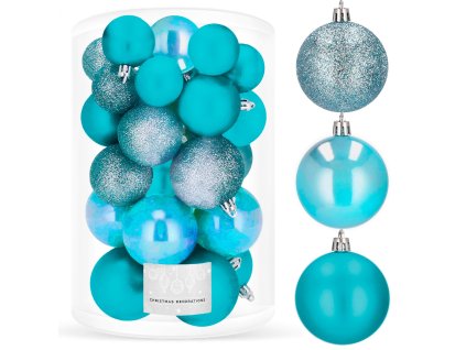 CA0182 VIANOČNÉ GULE 4/5/6 CM 30 KS.