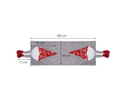 65722 ca0614 bieznik swiateczny 180x33 cm M0