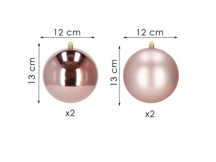 109164 ca1187 bombki choinkowe 12 cm 4 szt M0