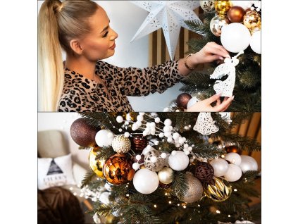 CA1160 SÚPRAVA VIANOČNÝCH GUĽOV 101 KS.