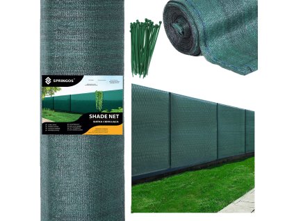 79235 sn0029 siatka cieniujaca zielona 140 gsm 12 x 50 m 200 opasek M0