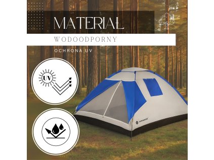 PT008 CAMPING TENT 210 x 240 CM SPRINGOS