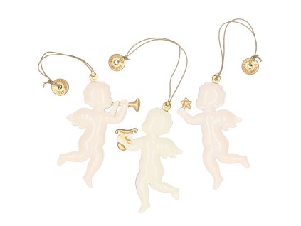 CA0757 VIANOČNÉ OZDOBY "ANJELIKY" 3 KS.