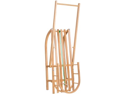 4814 san003 sanki drewniane z pchaczem M0