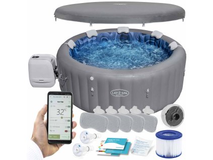 Nafukovacie SPA Lay-Z Santorini Pro 7 osôb Bestway 6001T