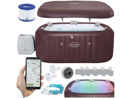 Nafukovacie SPA Lay-Z Maldives Pro 7 osôb Bestway 6001U