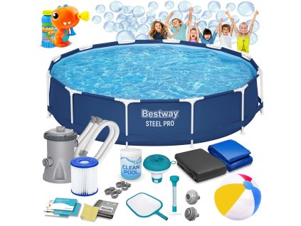Záhradný bazén s konštrukciou 366 x 76 cm 16v1 Bestway 56681