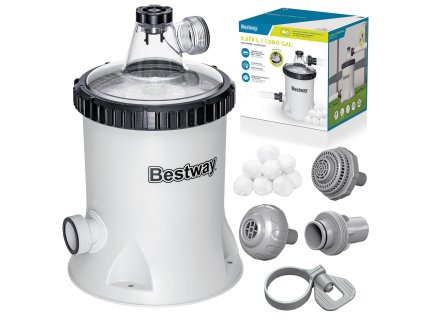Filteračná pumpa k bazénu 5678 l/h + filtračné guličky Bestway 58870