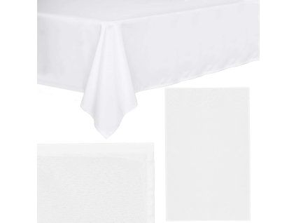 CA1223 BIELY OBRUS 140 x 220 CM
