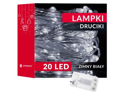 CL0006 LED SVETIELKA NA BATÉRIE 20 LED