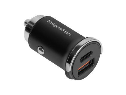 Autonabíjačka Krüger&Matz 30 W USB-A + USB-C L-KM0871