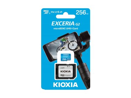 Pamäťová karta microSD 256 GB UHS-I U1 Kioxia s adaptérom