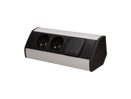 Elektrická zásuvka s vypínačom do nábytku