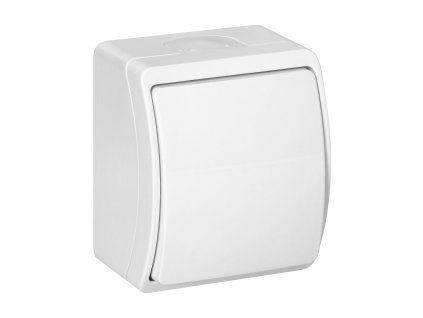 Biely povrchový spínač IP44 O-OR-OE-7100/W